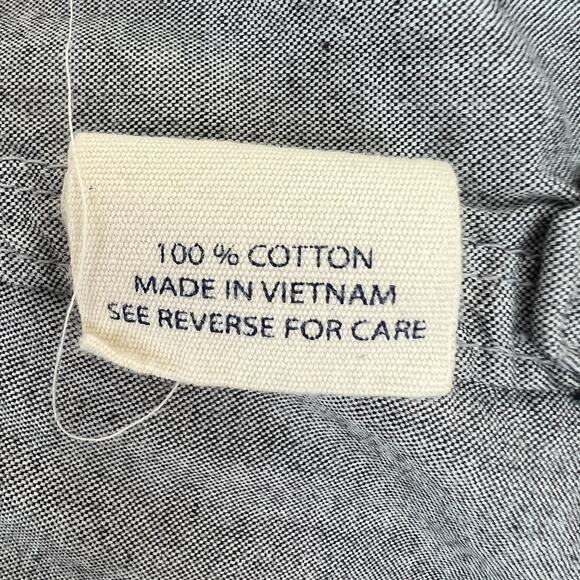 PJK Patterson J. Kincaid Blue Label Denim Fitted Button Down Shirt XS $98 - Picture 7 of 7